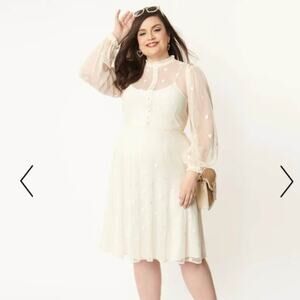 Unique Vintage Leota Swing Dress NWT